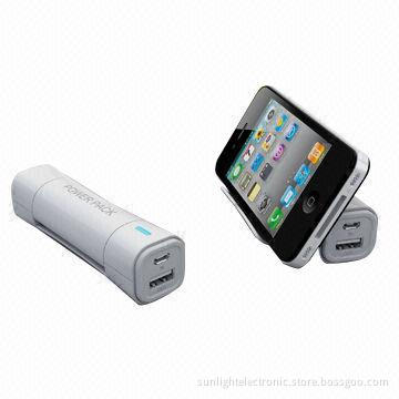 Mobile Phone Chargers/Wireless Mobile Chargers, 2,600mAh Capacity, 5.2V DC/1,000mAh Maximum Output